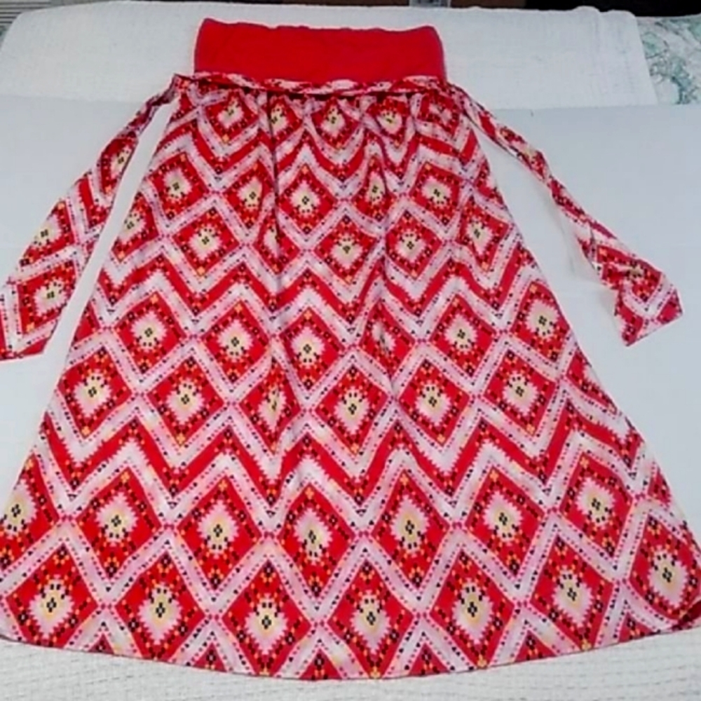 Love Fire maxi dress